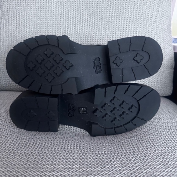 COACH Leather Women’s Combat Boots Black Size 8 - Picture 9 of 10